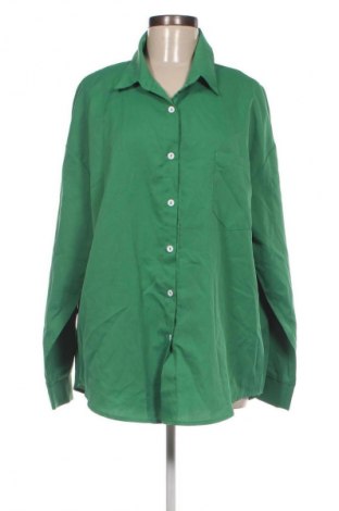 Γυναικείο πουκάμισο SHEIN, Μέγεθος L, Χρώμα Πράσινο, Τιμή 9,28 €