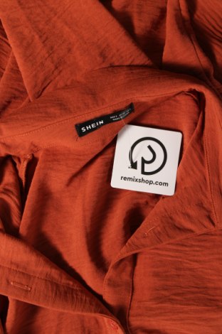 Γυναικείο πουκάμισο SHEIN, Μέγεθος S, Χρώμα Πορτοκαλί, Τιμή 7,73 €