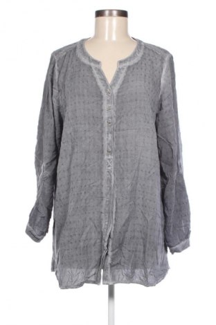 Γυναικείο πουκάμισο Sonja Blank, Μέγεθος XXL, Χρώμα Γκρί, Τιμή 8,50 €