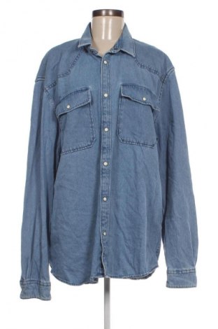 Γυναικείο πουκάμισο Tom Tailor, Μέγεθος XXL, Χρώμα Μπλέ, Τιμή 11,57 €