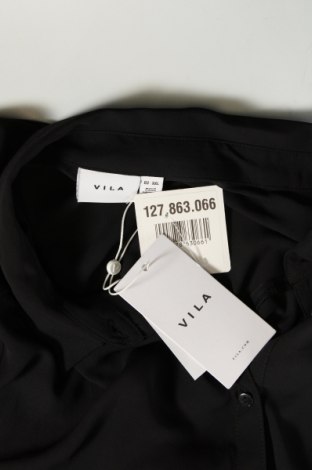 Γυναικείο πουκάμισο VILA, Μέγεθος XXL, Χρώμα Μαύρο, Τιμή 17,78 €
