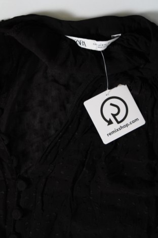 Дамска риза Zara, Размер S, Цвят Черен, Цена 13,50 лв.