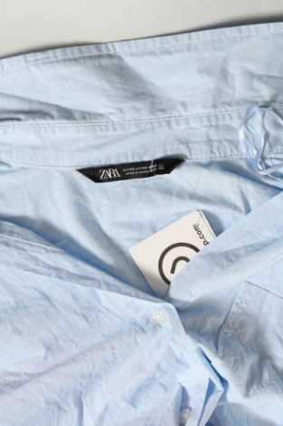 Дамска риза Zara, Размер XS, Цвят Син, Цена 13,50 лв.