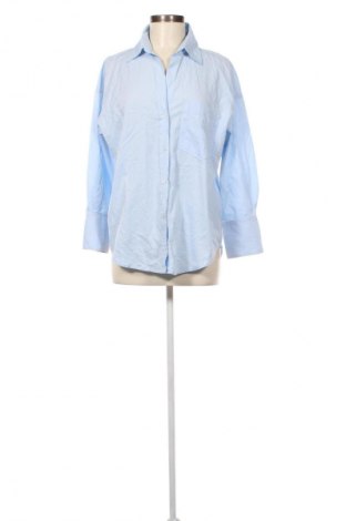 Дамска риза Zara, Размер XS, Цвят Син, Цена 13,50 лв.
