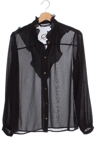 Γυναικείο πουκάμισο Zara, Μέγεθος M, Χρώμα Μαύρο, Τιμή 8,35 €