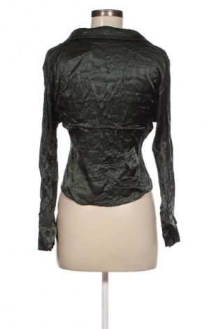 Γυναικείο πουκάμισο Zara, Μέγεθος L, Χρώμα Πράσινο, Τιμή 10,02 €