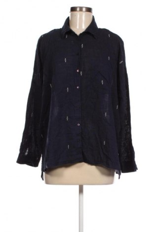Γυναικείο πουκάμισο Zara, Μέγεθος M, Χρώμα Μπλέ, Τιμή 9,19 €