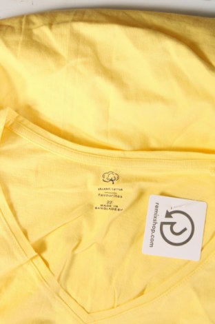 Damen T-Shirt, Größe XXL, Farbe Gelb, Preis € 9,05