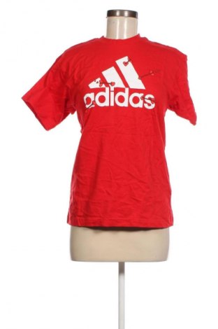 Damski T-shirt Adidas, Rozmiar XS, Kolor Czerwony, Cena 47,50 zł
