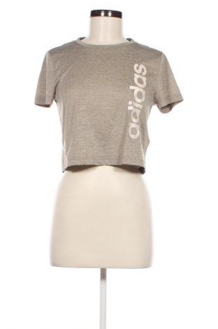 Damen T-Shirt Adidas, Größe S, Farbe Beige, Preis € 10,33