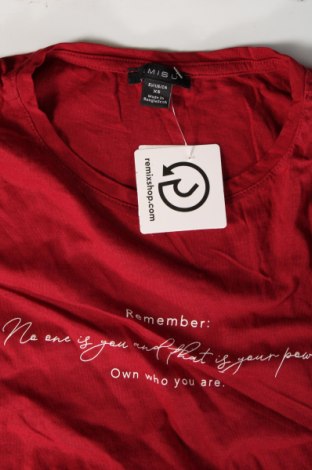 Dámske tričko Amisu, Veľkosť XS, Farba Červená, Cena  7,37 €