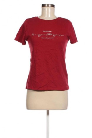 Γυναικείο t-shirt Amisu, Μέγεθος XS, Χρώμα Κόκκινο, Τιμή 8,04 €