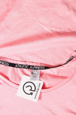 Γυναικείο t-shirt Athletic, Μέγεθος XS, Χρώμα Ρόζ , Τιμή 8,04 €