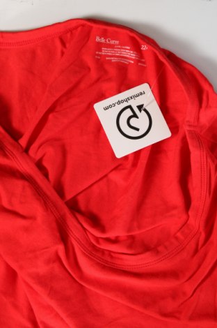 Дамска тениска Belle Curve, Размер XXL, Цвят Червен, Цена 13,00 лв.