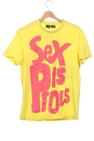 Damen T-Shirt Bershka, Größe XS, Farbe Gelb, Preis € 6,68