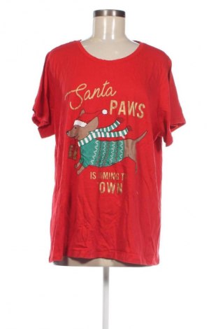 Γυναικείο t-shirt Best&Less, Μέγεθος 3XL, Χρώμα Κόκκινο, Τιμή 12,99 €