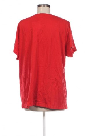 Γυναικείο t-shirt Best&Less, Μέγεθος 3XL, Χρώμα Κόκκινο, Τιμή 12,99 €