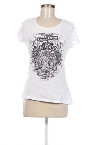 Γυναικείο t-shirt Blind Date, Μέγεθος M, Χρώμα Λευκό, Τιμή 6,03 €
