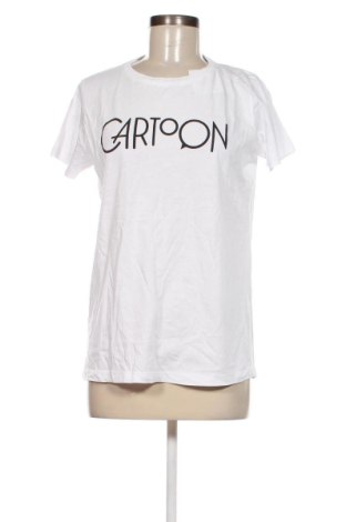 Damen T-Shirt Cartoon, Größe S, Farbe Weiß, Preis € 5,43