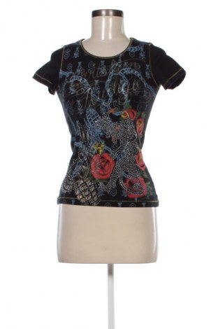 Γυναικείο t-shirt Christian Audigier, Μέγεθος L, Χρώμα Πολύχρωμο, Τιμή 10,96 €