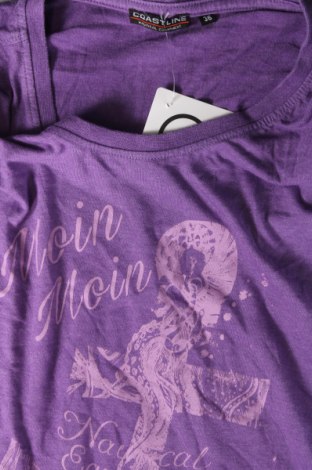Damen T-Shirt Coastline, Größe S, Farbe Lila, Preis 6,12 €