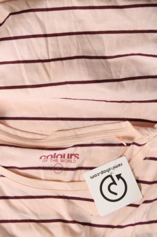 Γυναικείο t-shirt Colours Of The World, Μέγεθος L, Χρώμα Ρόζ , Τιμή 8,04 €