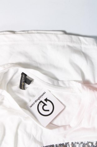 Γυναικείο t-shirt Defacto, Μέγεθος L, Χρώμα Λευκό, Τιμή 8,04 €