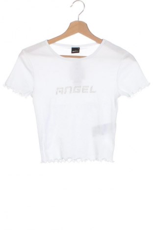 Damen T-Shirt Gina Tricot, Größe S, Farbe Weiß, Preis 15,98 €