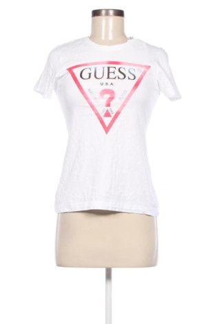 Γυναικείο t-shirt Guess, Μέγεθος S, Χρώμα Λευκό, Τιμή 10,88 €