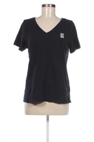 Дамска тениска H.I.S, Размер M, Цвят Черен, Цена 9,75 лв.