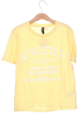 Γυναικείο t-shirt H&M Divided, Μέγεθος XS, Χρώμα Κίτρινο, Τιμή 6,62 €