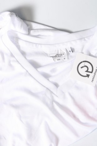 Γυναικείο t-shirt James & Nicholson, Μέγεθος M, Χρώμα Λευκό, Τιμή 8,04 €