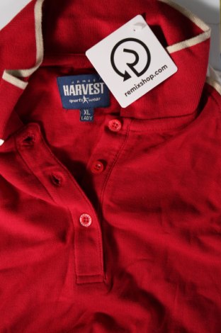 Damen T-Shirt James Harvest, Größe XL, Farbe Rot, Preis 9,05 €