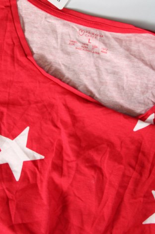 Γυναικείο t-shirt Primark, Μέγεθος L, Χρώμα Κόκκινο, Τιμή 8,04 €