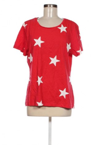Γυναικείο t-shirt Primark, Μέγεθος L, Χρώμα Κόκκινο, Τιμή 8,04 €