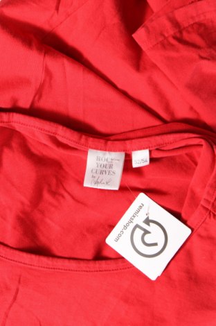 Damen T-Shirt Rock Your Curves by Angelina Kirsch, Größe 3XL, Farbe Rot, Preis € 6,68