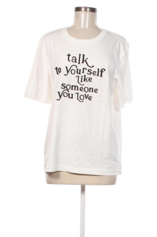 Γυναικείο t-shirt S.Oliver, Μέγεθος L, Χρώμα Λευκό, Τιμή 18,56 €
