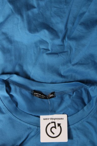 Дамска тениска SHEIN, Размер 3XL, Цвят Син, Цена 13,00 лв.