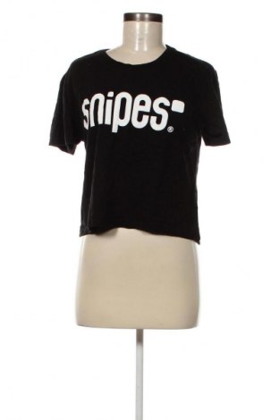 Дамска тениска Snipes, Размер XS, Цвят Черен, Цена 9,60 лв.