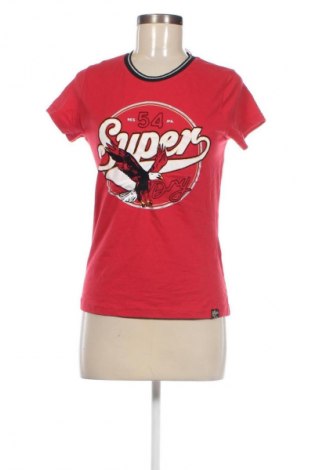 Damen T-Shirt Superdry, Größe M, Farbe Rot, Preis 23,66 €