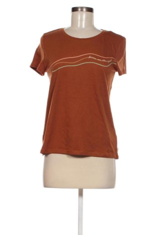 Γυναικείο t-shirt Tom Tailor, Μέγεθος S, Χρώμα Καφέ, Τιμή 5,20 €