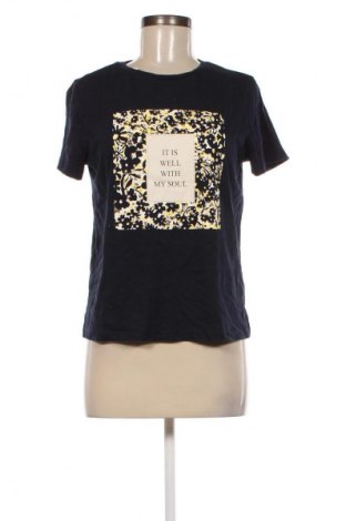 Γυναικείο t-shirt Tom Tailor, Μέγεθος M, Χρώμα Μπλέ, Τιμή 9,90 €