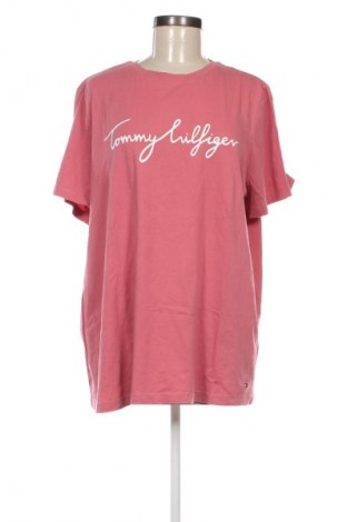 Damen T-Shirt Tommy Hilfiger, Größe XXL, Farbe Rosa, Preis 23,99 €