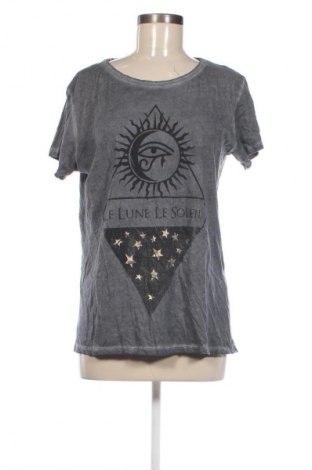 Γυναικείο t-shirt Zara Trafaluc, Μέγεθος M, Χρώμα Γκρί, Τιμή 6,80 €
