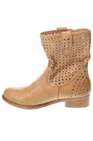 Damen Stiefeletten, Größe 37, Farbe Beige, Preis 15,66 €