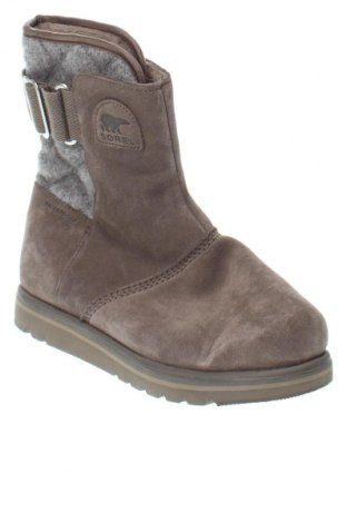 Damen Stiefeletten Sorel, Größe 39, Farbe Grau, Preis 47,99 €