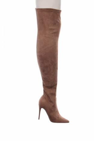 Γυναικείες μπότες Steve Madden, Μέγεθος 40, Χρώμα  Μπέζ, Τιμή 136,60 €