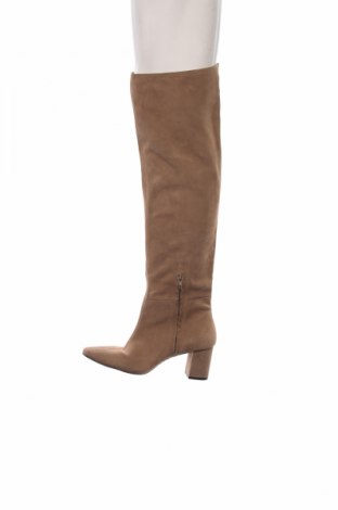 Damenstiefel Zara, Größe 39, Farbe Beige, Preis 43,14 €