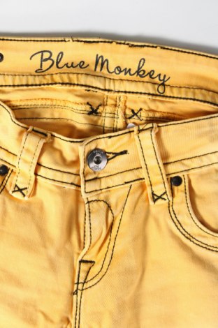 Дамски дънки Blue Monkey, Размер M, Цвят Жълт, Цена 14,50 лв.