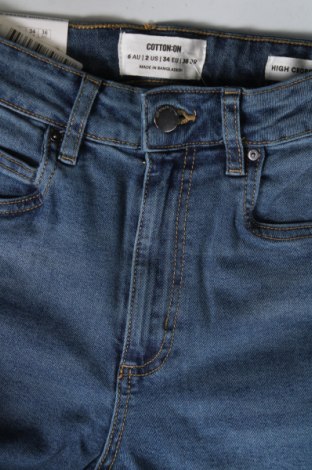 Damskie jeansy Cotton On, Rozmiar XXS, Kolor Niebieski, Cena 73,57 zł